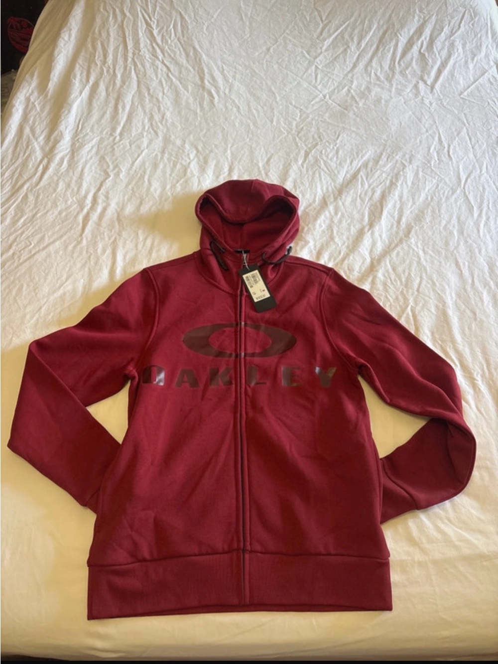 Raspberry Full-Zip Hoodie Jacket